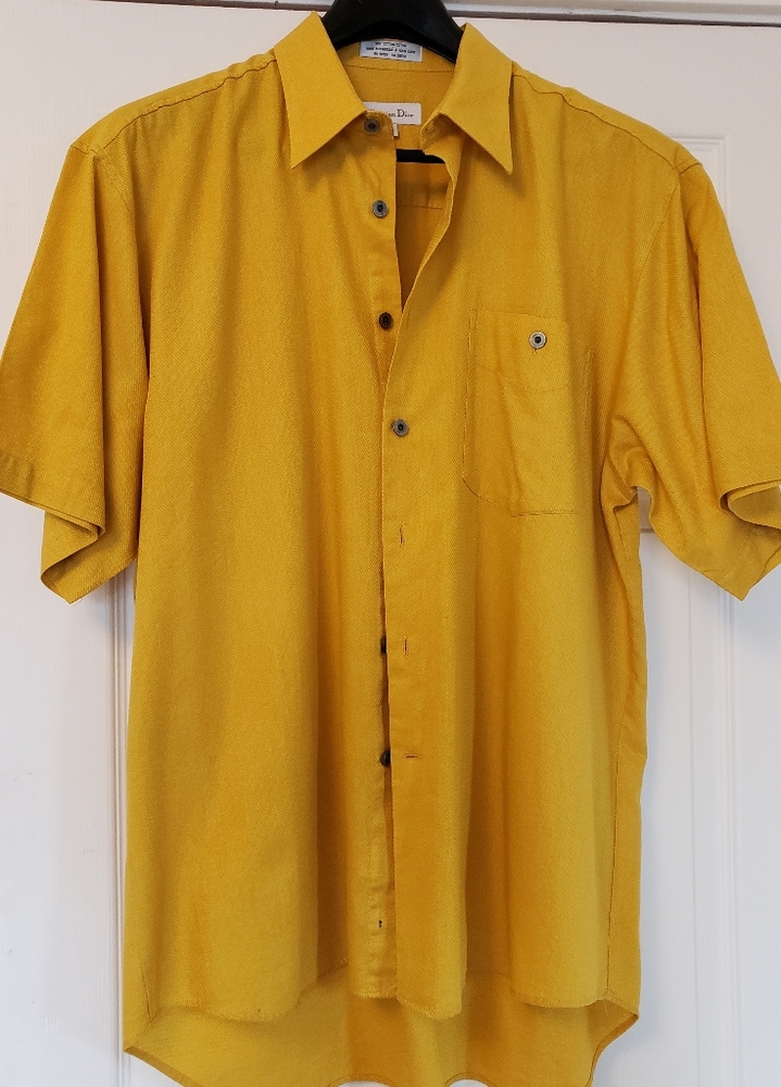 Christian Dior Mens Short Sleeve Shirt